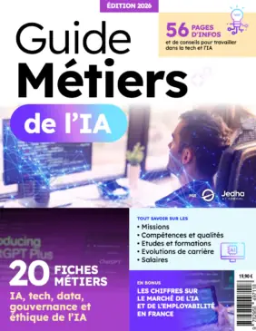 Couverture du guide des métiers de l'IA