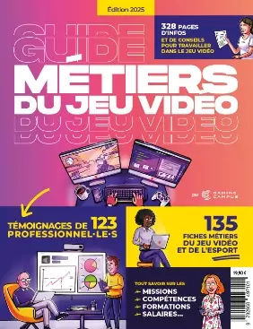 Couverture du guide des métiers du jeu video